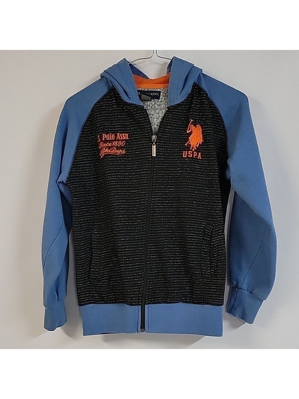 U.S. Polo Assn Youth Full-Zip Hoodie, Size 10/12